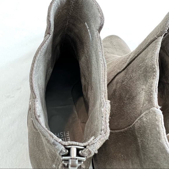 Eileen Fisher Peer-Su Suede Ankle Booties Size 7 - Picture 13 of 16